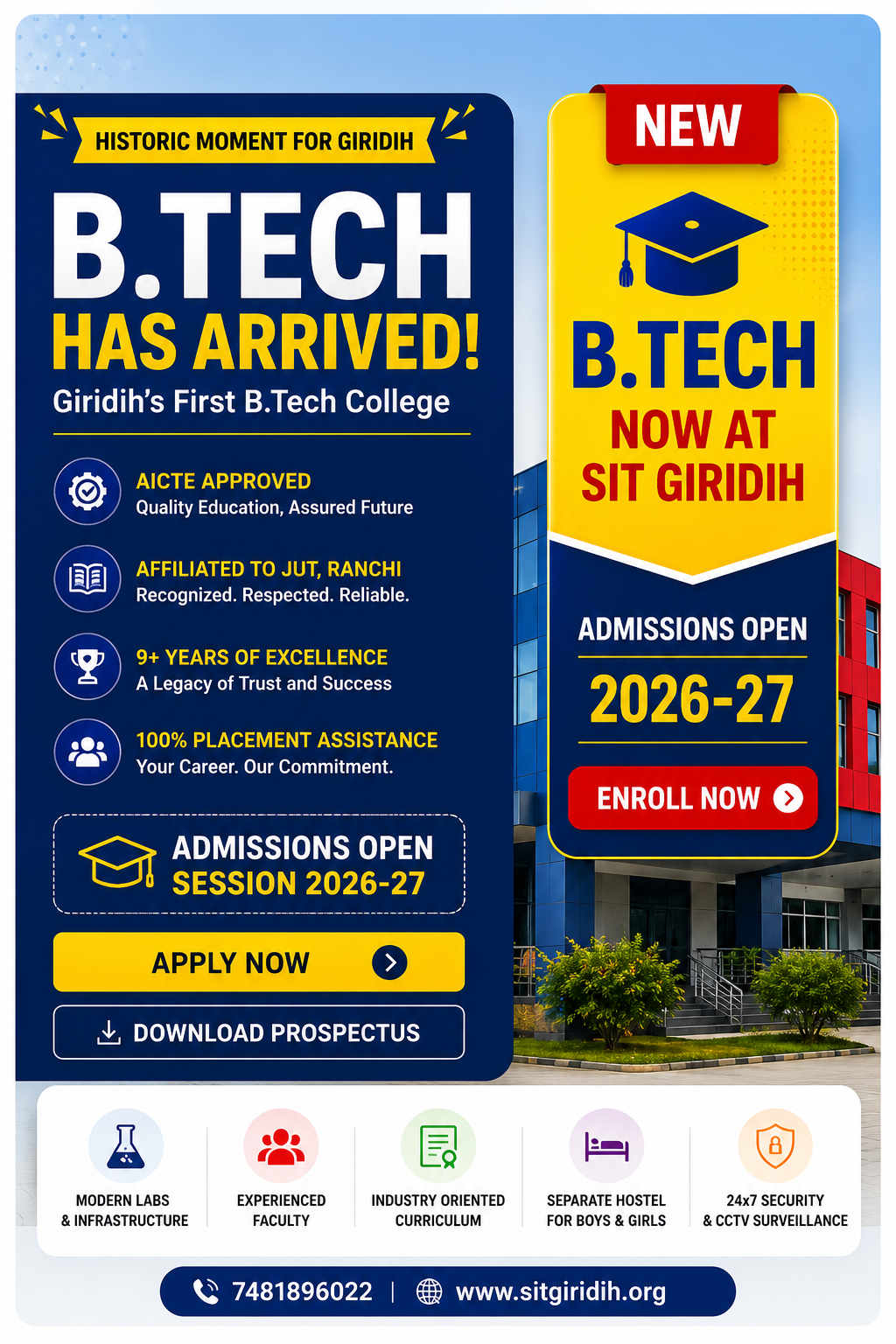 B.Tech in SIT Giridih
